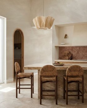 Abstract Watercolor Strokes Whistling Sand - Wallpaper