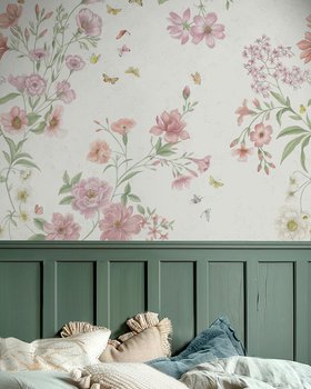 Botanicus White - Wallpaper