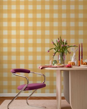 Tranquil Gingham Big Pattern Yellow