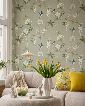 Garden Aviary Wallpaper