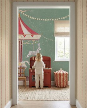 Carousel Green - Wallpaper