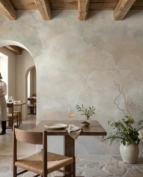 Colors In Motion Beige - Wallpaper