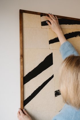 Abstract Grid II - Wallpaper as XXL Wall Art