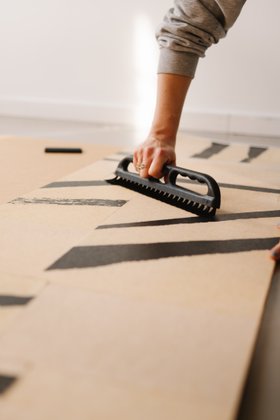 Abstract Grid II - Wallpaper as XXL Wall Art