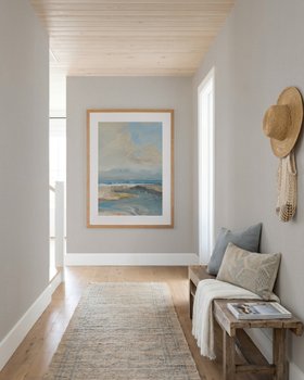 Faux Fine Linen Beige - Wallpaper