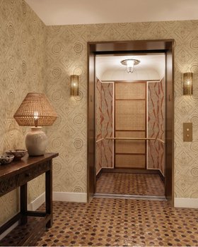 Artisan Carved Swirl Stone - Wallpaper