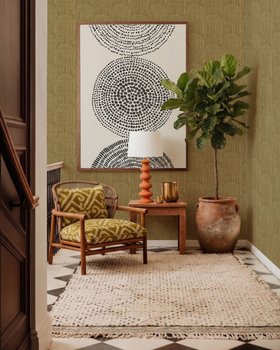 Artisan Dream Catcher Golden Ochre - Wallpaper