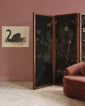 Subtle Textured Wall Dusty Rose - Wallpaper
