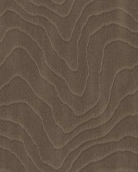 Topographic Woodgrain Dark Brown - Wallpaper