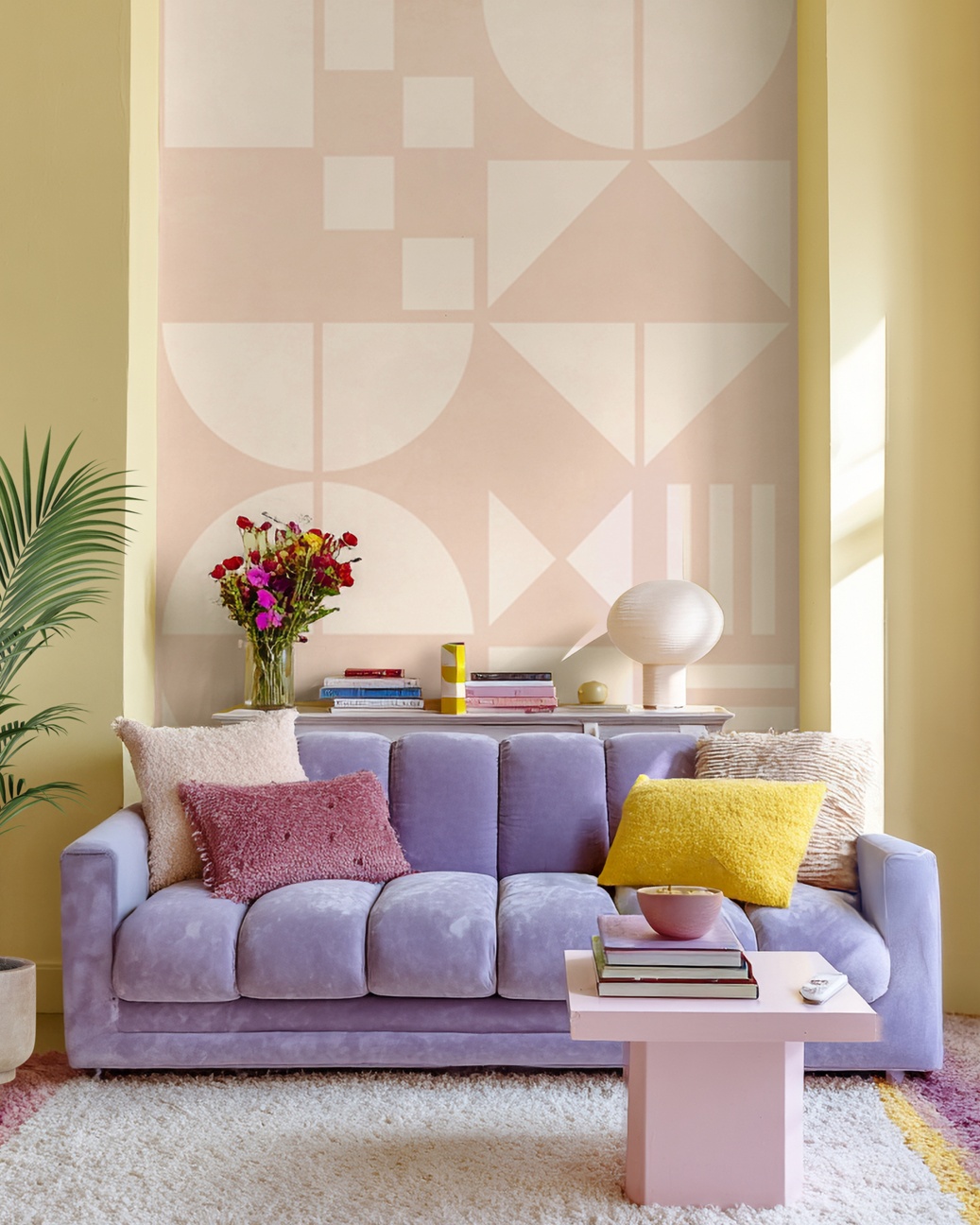 Bauhaus Geo Large Wallpaper