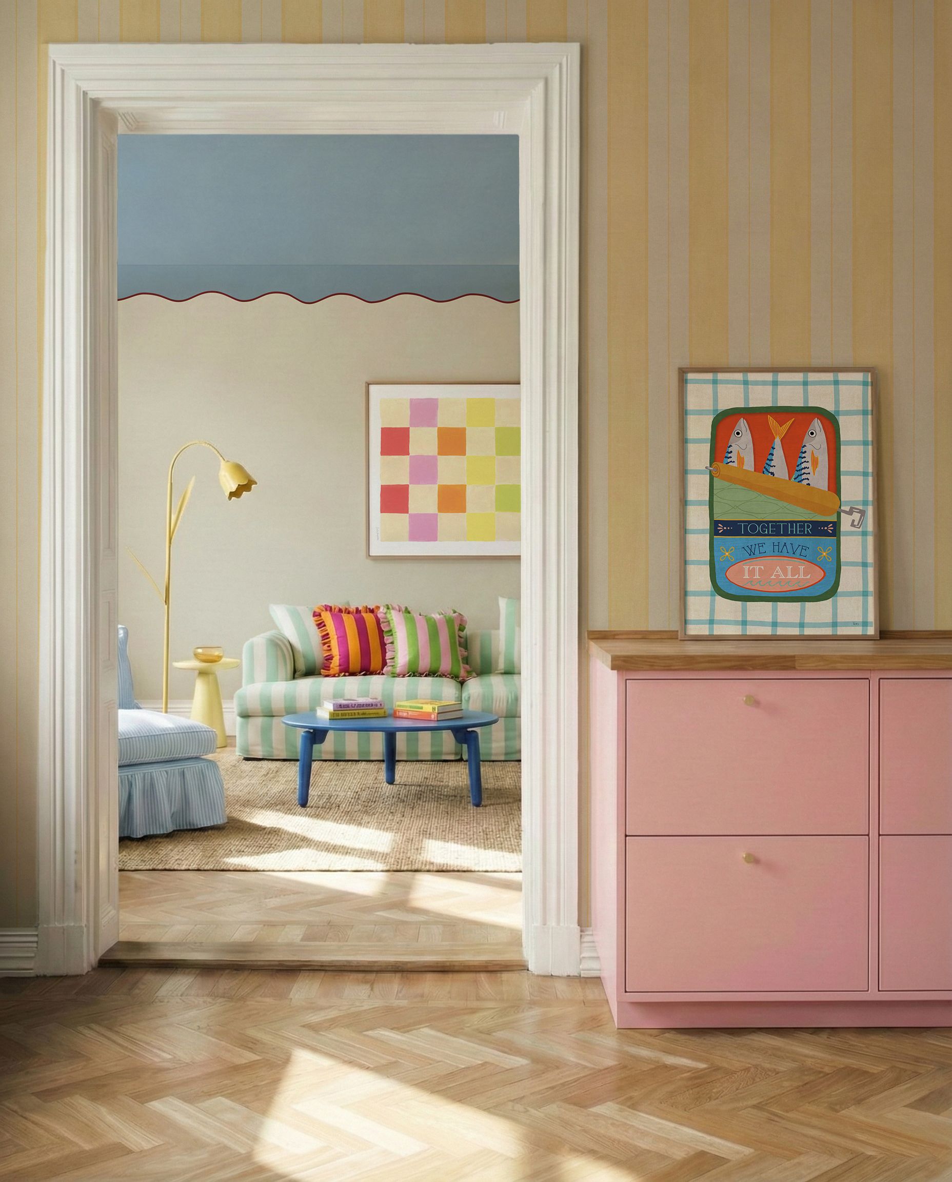 David Stripe XI - Wallpaper