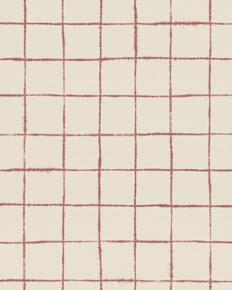 Rustic Windowpane - Red