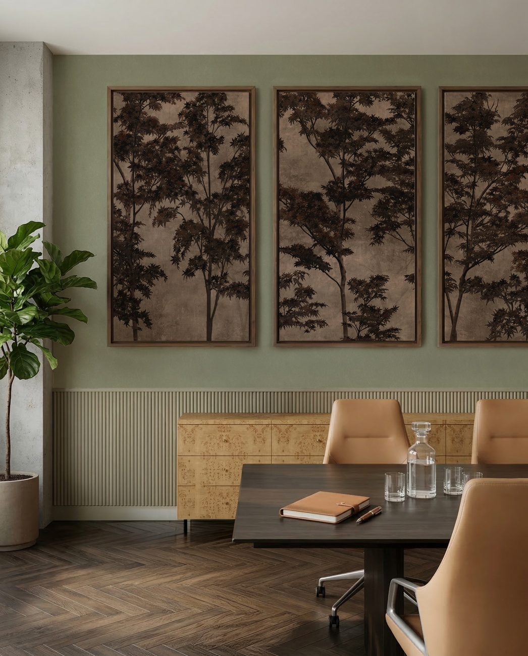Maple Dreams - Wallpaper as XXL Wall art