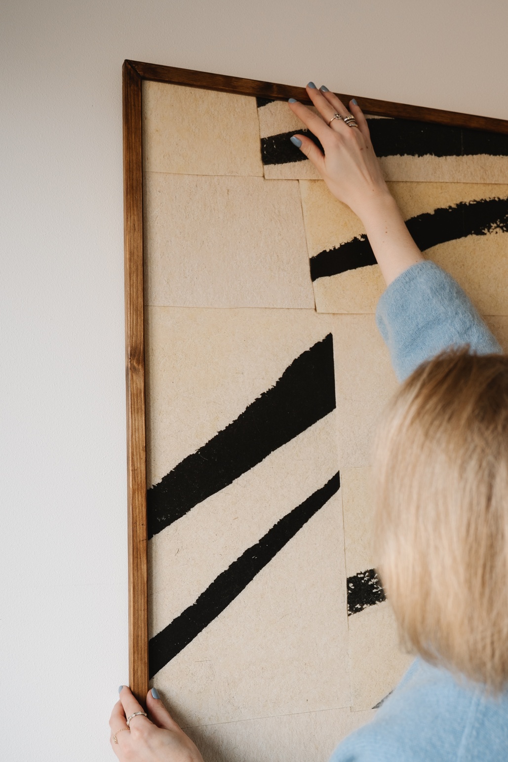 Abstract Grid II - Wallpaper as XXL Wall Art