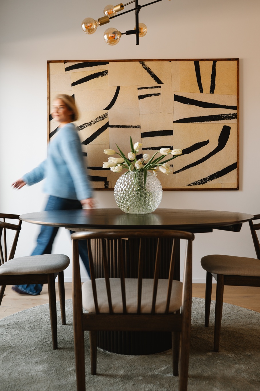 Abstract Grid II - Wallpaper As XXL Wall Art