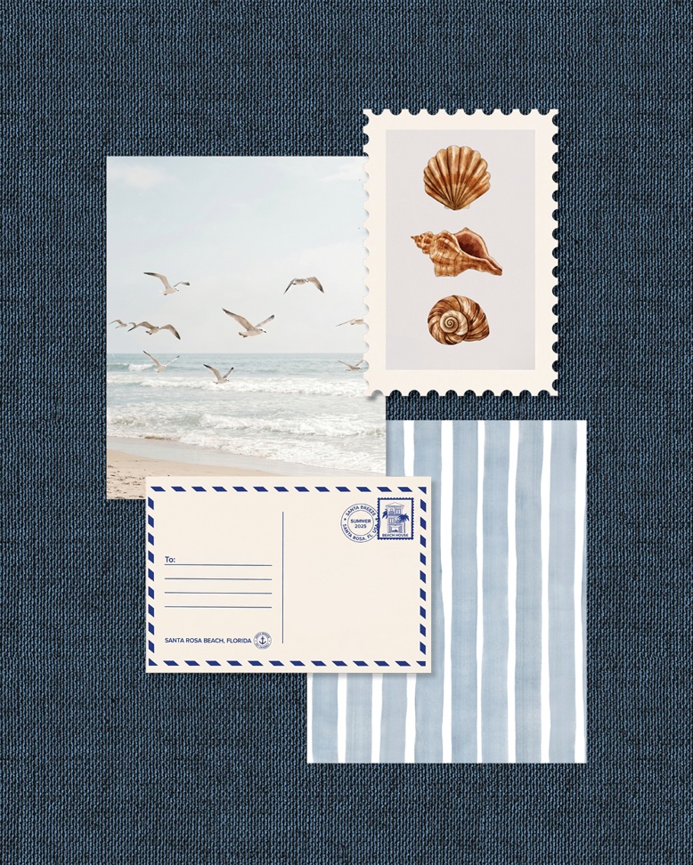 Stripes blue - Sallpaper