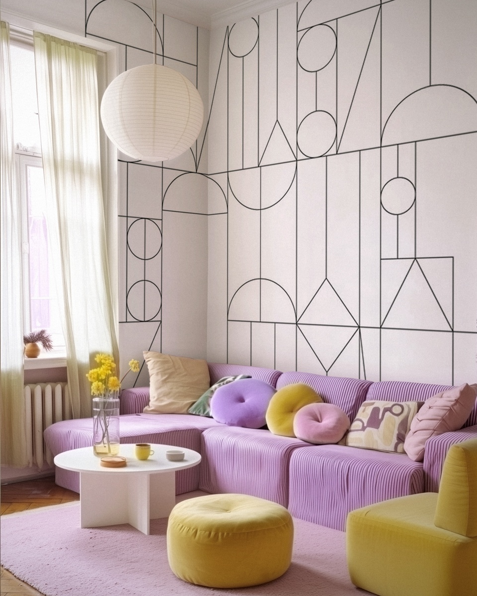 Abstract Geometric Shapes - Wallpaper