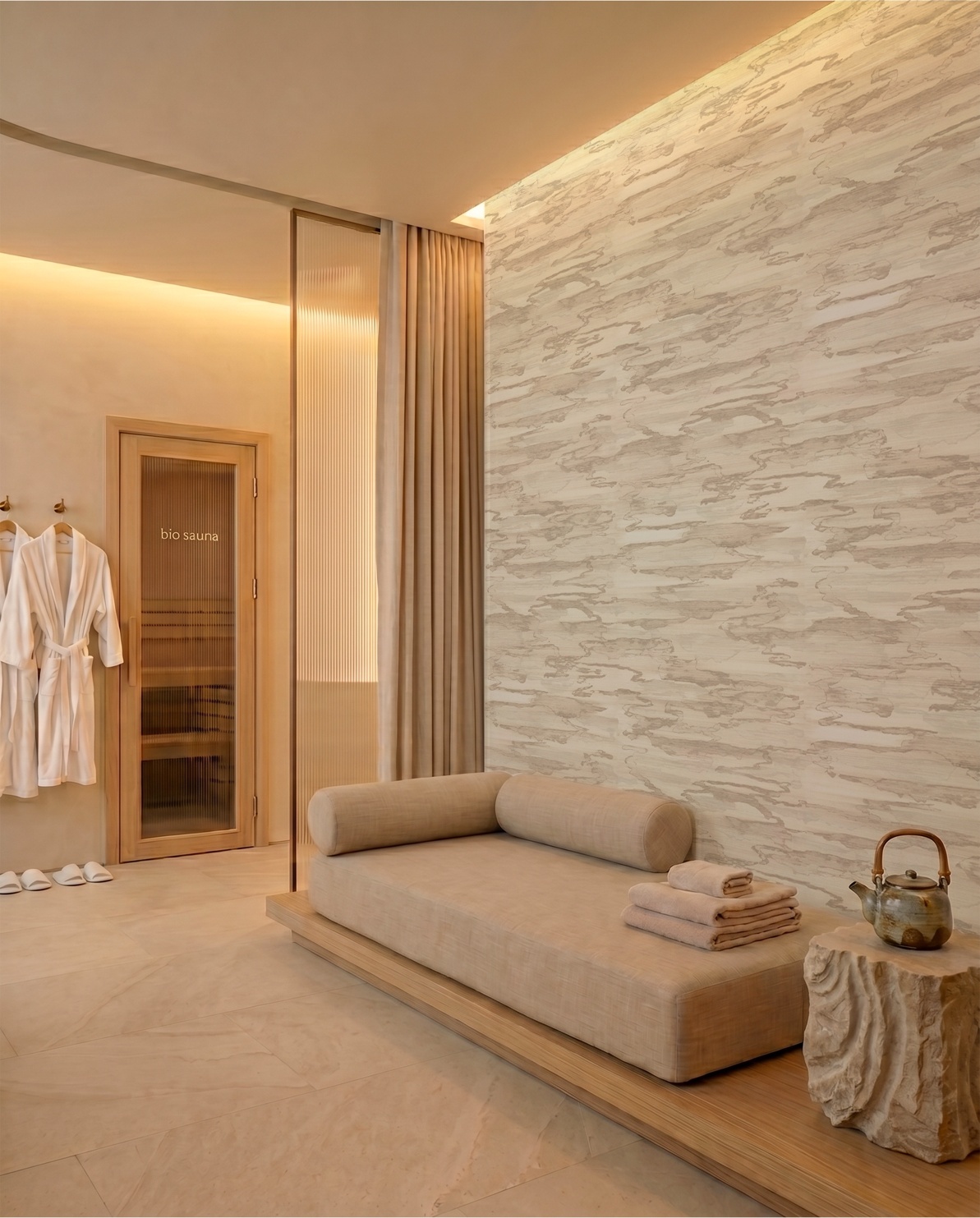Linear Wood Grain - Wallpaper