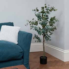 Large Faux Eucalyptus in Pot