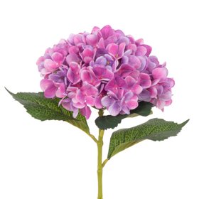 Faux Hydrangea Pink Purple