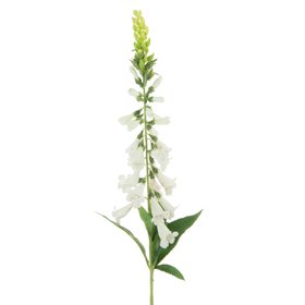 Faux Foxglove Stem White