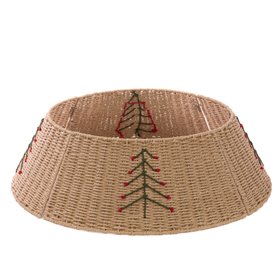 Christmas Tree Skirt with Tree Pattern