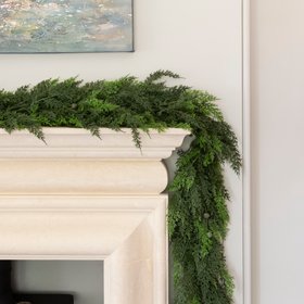 Faux Fresh Cedar Garland