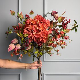 Autumn Birch & Chinese Lantern Bouquet