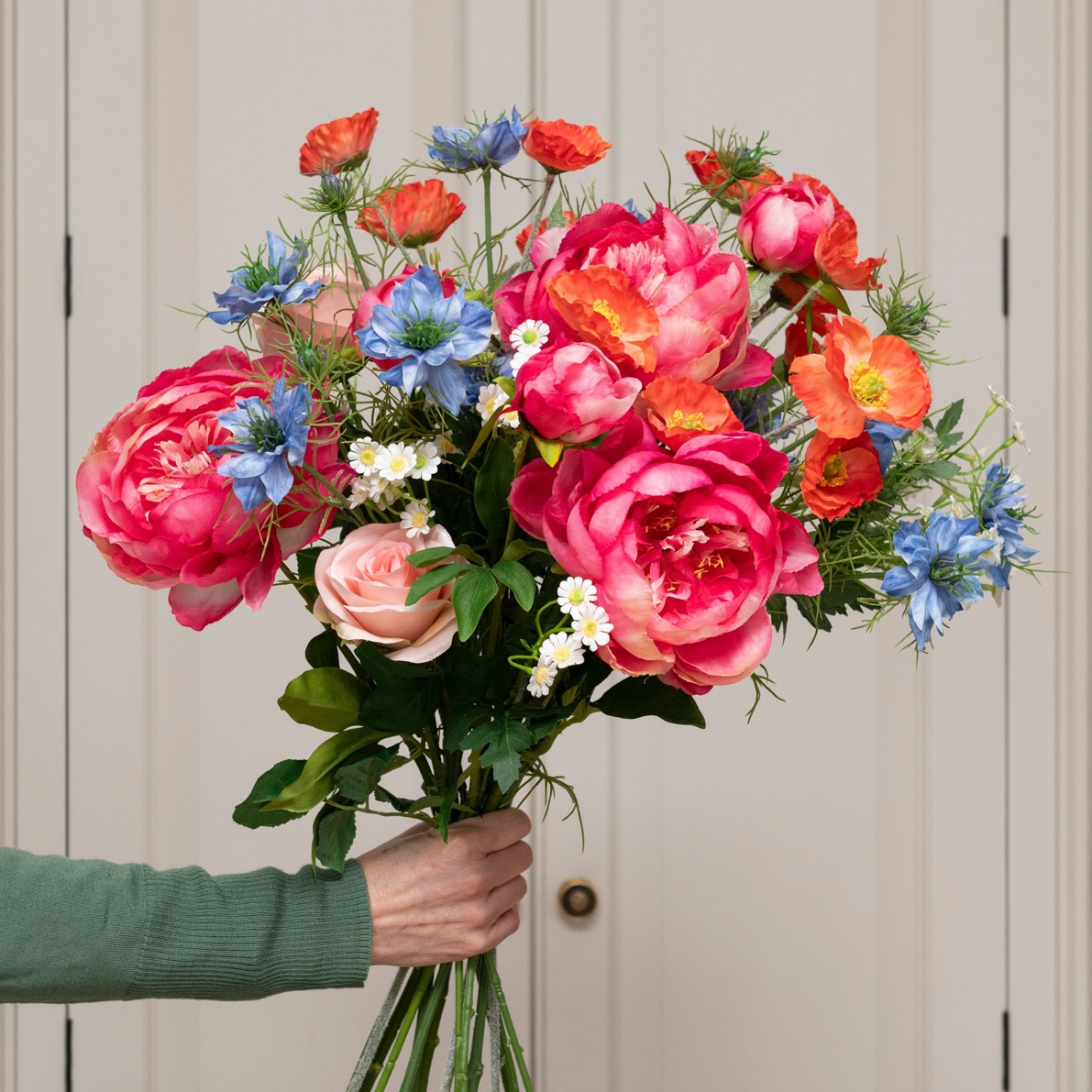 Faux Cottage Garden Bouquet