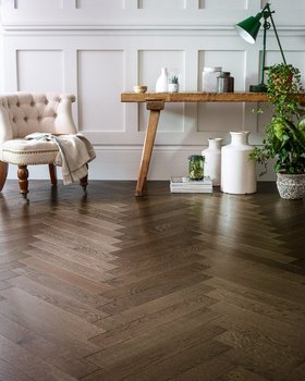 Broadleaf Dark Oak Plank Flooring   In Situ Portrait