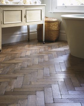 Broadleaf Worn Oak Vintage Parquet Flooring