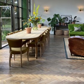 Broadleaf Worn Oak Vintage Parquet Flooring