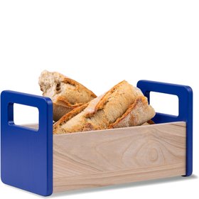 COLLECTIVE Bread Basket ash / cobalt H13cm L25cm W12cm / H5in L9.75in W4.75in £85.00