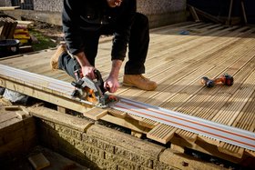 Evolution R185CCSX+ 185mm Circular Saw with TCT Multi-Material Cutting Blade