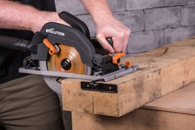 Evolution R185CCSX+ 185mm Circular Saw with TCT Multi-Material Cutting Blade