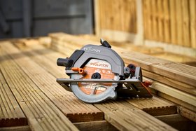 Evolution R185CCS-Li 185mm Brushless 18v Circular Saw Li-Ion EXT Inc Multi-Material Blade