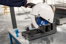 Evolution S355CPS 355mm Metal Cutting Chop Saw With Metal Cutting TCT Blade