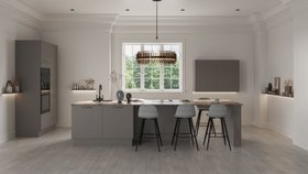 KUBE Kitchens EasyTouch Taupe Grey