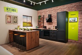 Nordic Black Kitchen at KUBE Kitchens, Chester