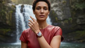 Striking Natural Heart-shaped Montana Agate Druzy Leather Bracelet