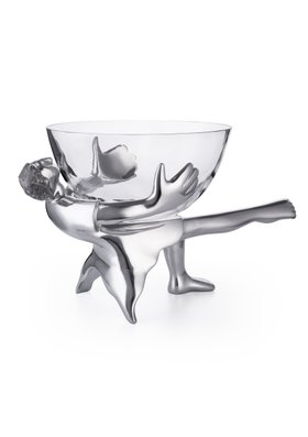 Glass Bowl And Stand - All Dressed Up