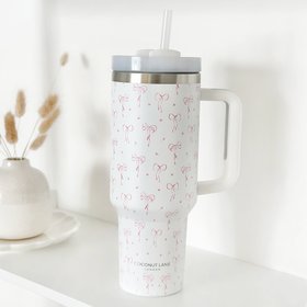 Stainless Steel Tumbler - Dainty Bows