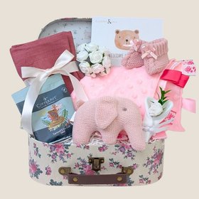 Baby Girl Hamper - Pretty Pink Elephant