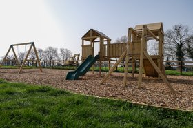 Multiplay Play Area with Wood Chip