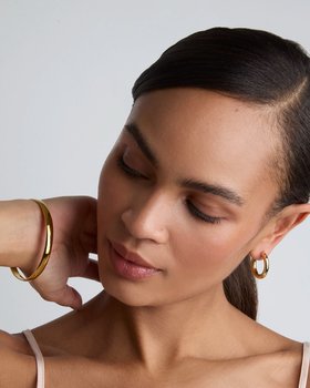 Waterproof Smooth Bracelet in Gold