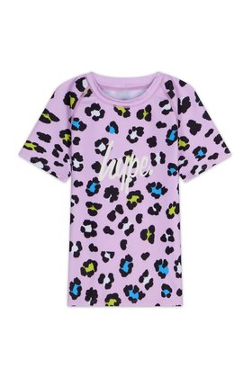 Hype Girls Lilac Leopard Swim Set