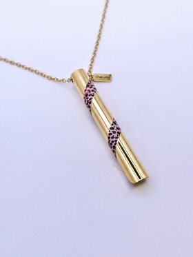 Pink Leopard Anxiety Relief Necklace