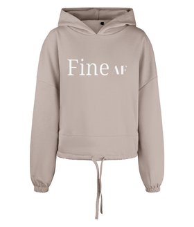 Fine Af Hoodie by ChaLuMu in Stone