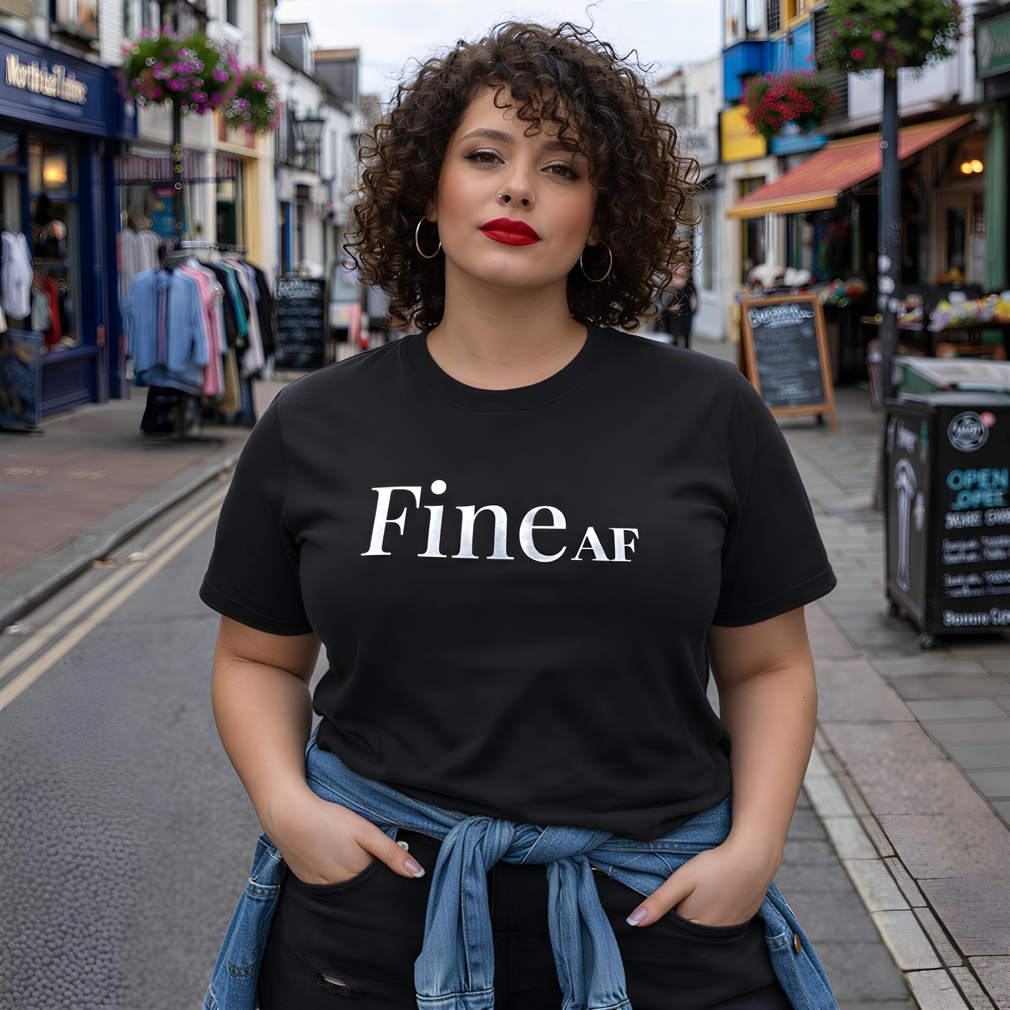 Fine AF by ChaLuMu Women's Tee