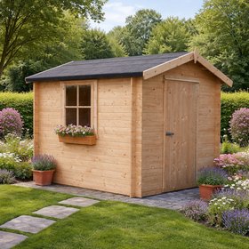 Shire Danbury 7x7 Summerhouse, Log Cabin